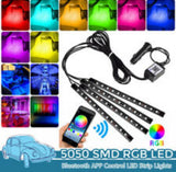 Ambijentalno svetlo osvetlenje led rgb plus aplikacija za auto