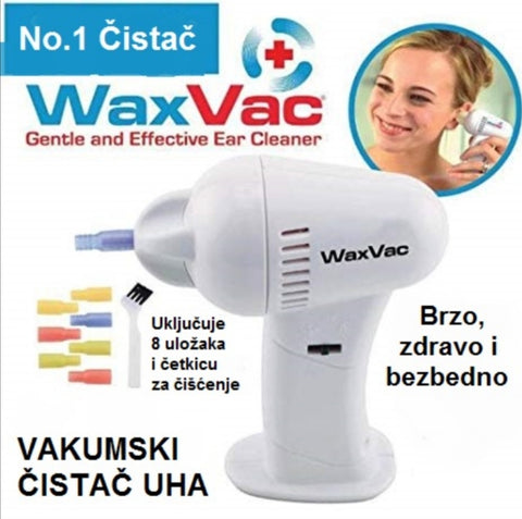 Aparat za ciscenje usiju WAX VAC